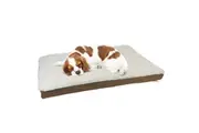 Egg Crate Orthopedic Pet Bed Memory Foam Mat 75X50X8CM Soft Sherpa Non Slip