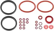Gasket Set Brewing Unit Water Tank Drain Valve and Pressure Hoses Compatible for Jura Impressa Coffee Machines