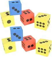 WOONEKY 8pcs Playing Dice Table Games Dice Bulk Dice Toy Dice Toy for Game Dice