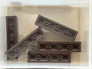 LEGO Parts - Dark Brown Plate 1 x 4 - No 3710 - QTY 5