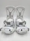 Burton Triad Bindings White Snowboarding Skiing Winter Sports Size Small NIB