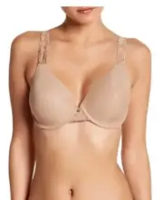 Natori Body Double Lace Trim Underwire Bra 736037 BUFF/MOCHA 32DD