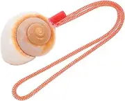HANABASS Multi Use Conch Shell Whistle Large Seashells for Creative Play Music Unique Party Noisemakers Beach Decorations Genuine Natural Conch with Whistle Sound