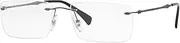 [Ray-Ban] Men's Rx8755 Titanium Rectangular Prescription Eyeglass Frames