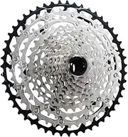 [SHIMANO] SLX CS-M7100 Cassette - 12-Speed, Silver/Black, Micro Spline