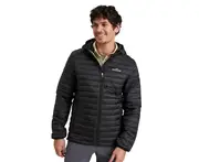 Kathmandu Heli Hooded Lightweight Water-Repellent Warm Mens Down Puffer Jacket v3 Men's Puffer Jacket - Black