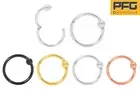Surgical Steel 20G-14G Hinged BCR Segment Ball Closure Nose Septum Ring Earring