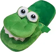 [kowaku] Crocodile Plush Slippers, House Slippers Mouth Moving Slippers Home Slippers Shoes for Bedroom Autumn Winter Men Women