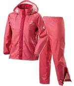 ├登山樂┤日本 CARAVAN AIR REFINE LITE 兒童中性兩件式雨衣褲-珊瑚紅 # 0100902-253