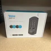 Veise Fingerprint Smart Locks With Handles (Matte Black) - Keyless Entry VE07-H