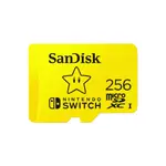 【SANDISK】NINTENDO SWITCH 專用 MICROSDXC UHS-I U3 256GB 記憶卡