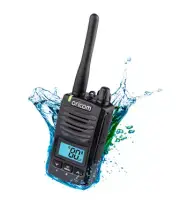 Oricom Waterproof Handheld UHF CB Radio - 5 Watt - Black - DTX600