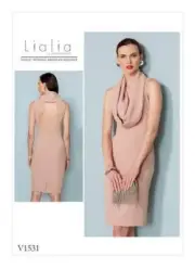 Vogue Sewing Pattern 1531 Misses Lined Dress Size 4-12 Uncut