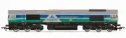 Hornby R30428 OO Gauge RailRoad Plus Class 66 66711 'Sence' GBRf Aggregate