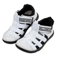 在飛比找PChome24h購物優惠-《布布童鞋》日本IFME白色和風兒童機能水涼鞋(15~21公