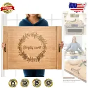 Versatile Wooden Stove Cover & Cutting Board, 29.5'' x 22'' Natural Pine Delight