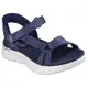 Skechers Go Walk Flex Sandal [141481NVY] 女 涼鞋 瞬穿舒適科技 魔鬼氈 深藍