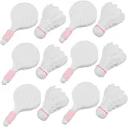 Badminton Accessories Compact Badminton Racket Junior Badminton Racket Mini Badminton Paddle Badminton Shuttlecocks Sports Badminton Player Shower Decoration Plastic