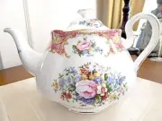Royal Albert Bone China LADY CARLYLE Large Teapot Tea Pot - NEW!