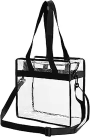 [LIMHOO] Clear PVC Tote Bag Transparent Toiletry Bag Shoulder Bag Portable Storage Bag