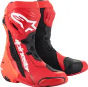Alpinestars Supertech R, boots , color: Light Red/Neon-Red/Black , size: 43 EU