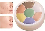 Color Correction Palette | Cream Makeup Palette Concealer Palette | Makeup Concealer Highlighter, Cream Face Palette, Color Correcting Concealer for Highlighting & Contouring