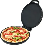 Pizza Maker 12 Inch Pizzas Machine, Newly Improved Cool-Touch Handle Non-Stick P