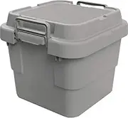 TRUSCO GYCF-30 Trunk Cargo Storage Box, Flat Top Plate, 7.9 gal (30 L), Gray