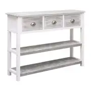 Sideboard Antique Grey 115X30X76 Cm Wood