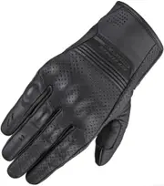 SHIMA Bullet 2.0 perforated Motorcycle Gloves, black, Size M for Men