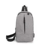Simple Fashion Casual Large Capacity Waterproof USB Chargering Student Laptop Bag