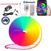 1M-20M Dreamcolor RGBIC LED Neon Strip Light Bluetooth Music APP Sign Home Deco