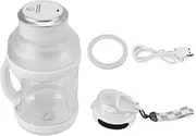 Baxnore Portable Blender, Large Capacity Smoothie Maker with Speed for Shakes Food, Lid Design for Gym Camping Travel Family (white)