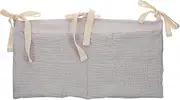 Totority Crib Hanging Bag Baby Stroller Organizer Storage Cotton Organizer Bag for Toys Essentials