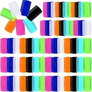 70 Pack Hair Flea Comb Lice Comb Double Sided Fine Tooth Pet Comb for People Cats and Dogs Remove Dandruff Remove Lice, 7 Colors