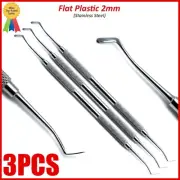 Dental Filling Double Ended 2mm Plastic Amalgam Composite Restorative Instrument