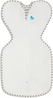 Love To Dream Swaddle UP, Organic, Cream, Small, 8-13 lbs., Dramatically Better Sleep, Allow Baby to Sleep in Their Preferred arms up Position for self-Soothing, snug fit Calms Startle Reflex