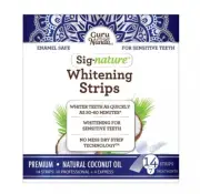 GuruNanda Teeth Whitening Strips - 7 Treatments with 14 Strips - Professional...