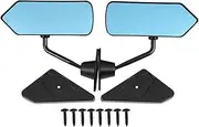 For Mazda 3 For Miata Mx5 RX7 2Pcs Car Racing Universal Side Rear View Mirror Wide Angle Metal Bracket Complete Wing Mirrors Vehicle Wing Mirror