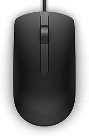 Dell MS116 - Mouse - Optical - 2 Buttons - Wired - USB - Black - Retail - for Inspiron 17R 57XX, 17R 7720, Latitude D630, Optiplex 50XX, 5250, 90XX, XPS One 27XX