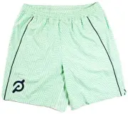 Peloton Mens L Shorts With Compression Under Shorts Lined Piped Turin Green $62