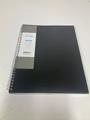 New Journal Notes Notebook Vinyl cover 9 X 11" "Blue Sky" 160 lined pages