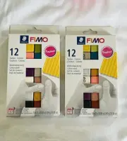 STAEDTLER FIMO Soft Oven-Hardening Polymer Clay- Fashion - Lot Of 2-All NEW