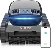 AIPER Automatic Pool Cleaner - Cordless Robotic Pool Vacuum with Smart Navigation, 180 Minute Battery Lasting, Horizontal Waterline Cleaning, Ideal for In-Ground Pools up to 200㎡