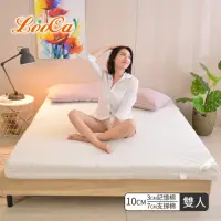 在飛比找momo購物網優惠-【LooCa】特級天絲10cm彈力記憶床墊(雙人5尺★4/2