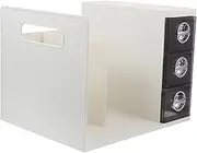 jojofuny Desktop Storage Organizer with Modern File Organizer Rack for Office and Study Desktops Space Saving Document Stand Easy Assembly Stylish Grey and Design