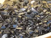 Black Obsidian Crystal Chips, Not Drilled, Polished ~ 100 Grams Bulk Lot