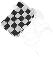 OHPHCALL Racing Flag Checker Flag Race Car Decoration Handheld Banner Party Favor