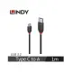 【LINDY林帝】BLACK USB 3.2 GEN2 TYPE-C 60W 充電傳輸線 1M(36916)