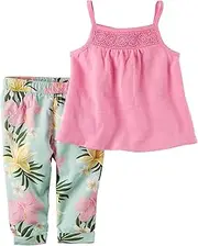 [Carter's] Baby Girls' 2 Piece Tank and Print Pants